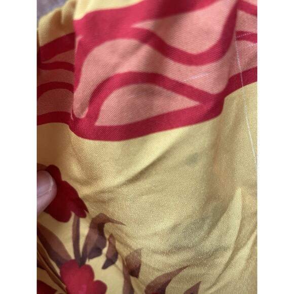 Guadalupe Style Maxi Dress M Colorful Floral Hi Low Summer Resort Vacation Boho - Picture 6 of 8